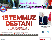 Tablet Screenshot of kestel.gov.tr